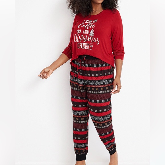 Maurices | Intimates &amp; Sleepwear | Coffee And Christmas Cheer Pajama ...